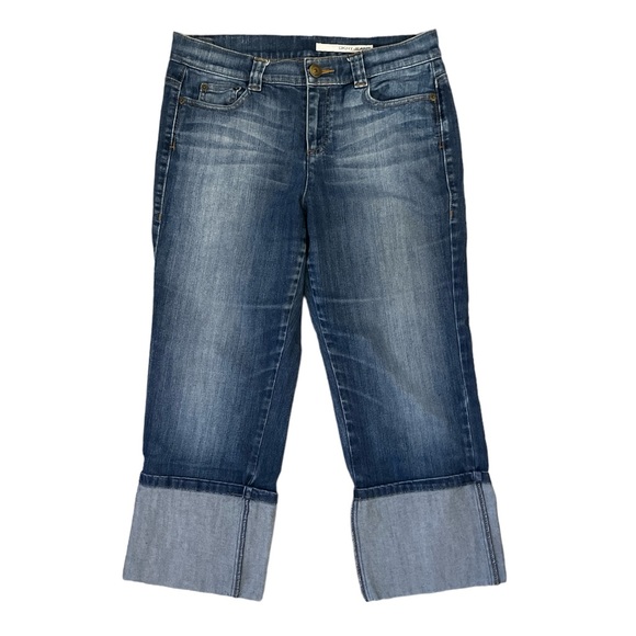 Dkny Denim - DKNY Sz:16 Capri Blue Jeans